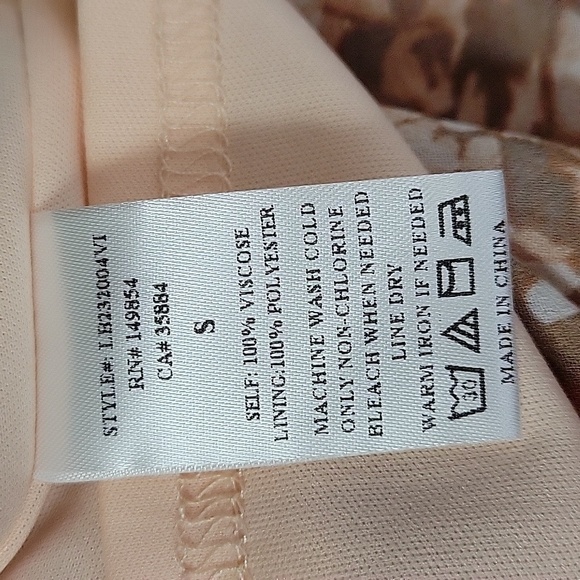 Sage The Label Orange Floral Ruffled Mini Wrap Dress XS - Picture 11 of 13